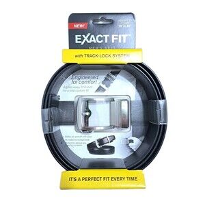 Exact Fit Leather Belt Black Track Lock System Mens 28"-48" New
